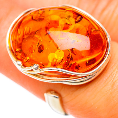 Baltic Amber Rings handcrafted by Ana Silver Co - RING125671