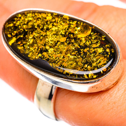 Baltic Amber Rings handcrafted by Ana Silver Co - RING125676