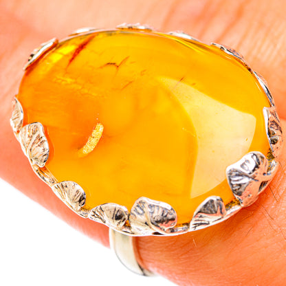 Baltic Amber Rings handcrafted by Ana Silver Co - RING125678