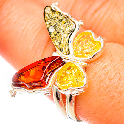 Baltic Amber Rings handcrafted by Ana Silver Co - RING125681