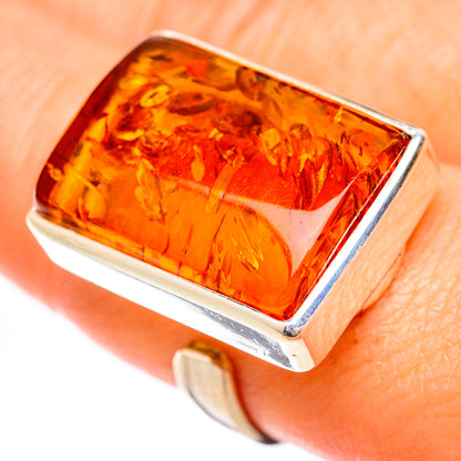 Baltic Amber Rings handcrafted by Ana Silver Co - RING125684