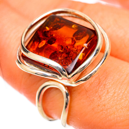 Baltic Amber Rings handcrafted by Ana Silver Co - RING125689