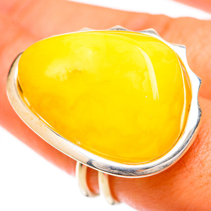 Baltic Amber Rings handcrafted by Ana Silver Co - RING125692
