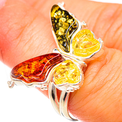 Baltic Amber Rings handcrafted by Ana Silver Co - RING125698