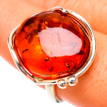 Baltic Amber Rings handcrafted by Ana Silver Co - RING125699