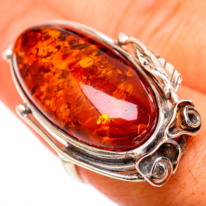 Baltic Amber Rings handcrafted by Ana Silver Co - RING125700
