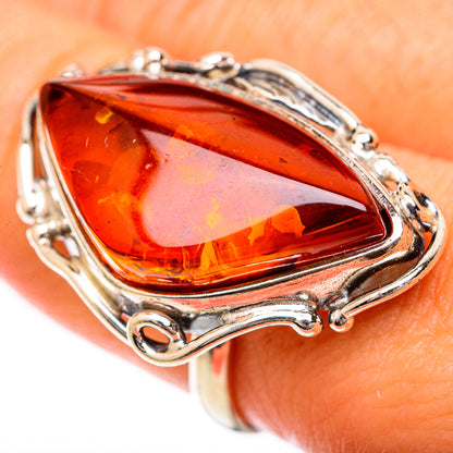 Baltic Amber Rings handcrafted by Ana Silver Co - RING125702