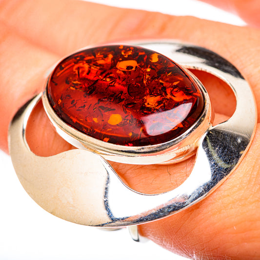 Baltic Amber Rings handcrafted by Ana Silver Co - RING125704