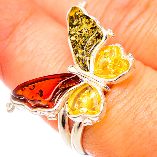 Baltic Amber Rings handcrafted by Ana Silver Co - RING125712