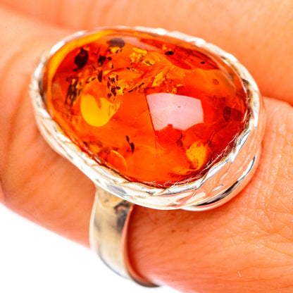 Baltic Amber Rings handcrafted by Ana Silver Co - RING125715