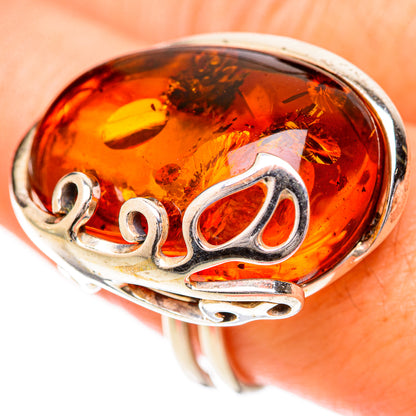 Baltic Amber Rings handcrafted by Ana Silver Co - RING125716