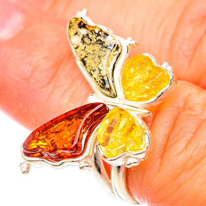 Baltic Amber Rings handcrafted by Ana Silver Co - RING125725