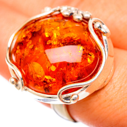 Baltic Amber Rings handcrafted by Ana Silver Co - RING125732