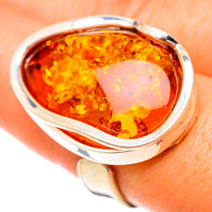 Baltic Amber Rings handcrafted by Ana Silver Co - RING125737