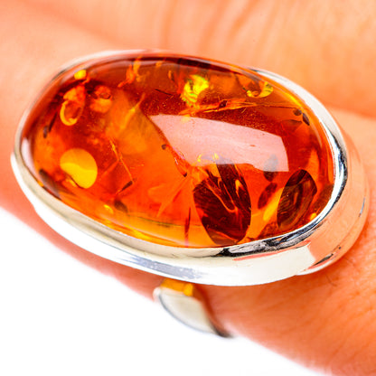 Baltic Amber Rings handcrafted by Ana Silver Co - RING125750