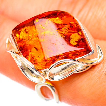 Baltic Amber Rings handcrafted by Ana Silver Co - RING125751