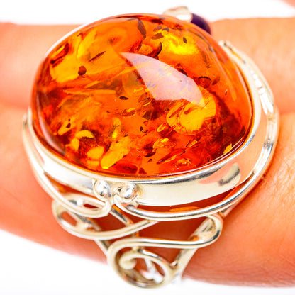 Baltic Amber Rings handcrafted by Ana Silver Co - RING125756