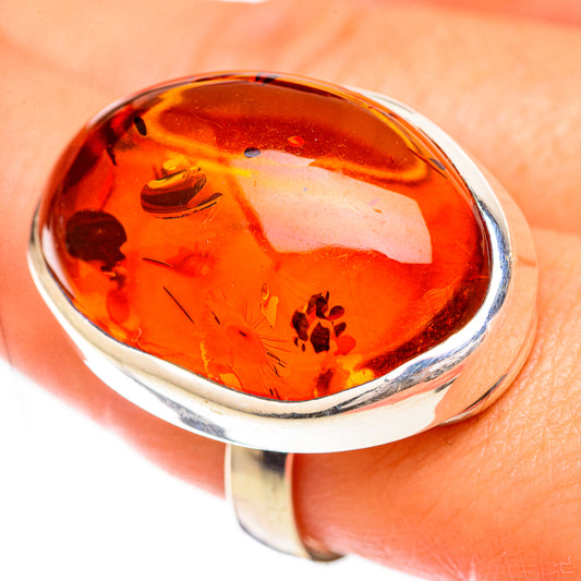 Baltic Amber Rings handcrafted by Ana Silver Co - RING125758