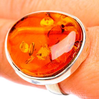 Baltic Amber Rings handcrafted by Ana Silver Co - RING125762