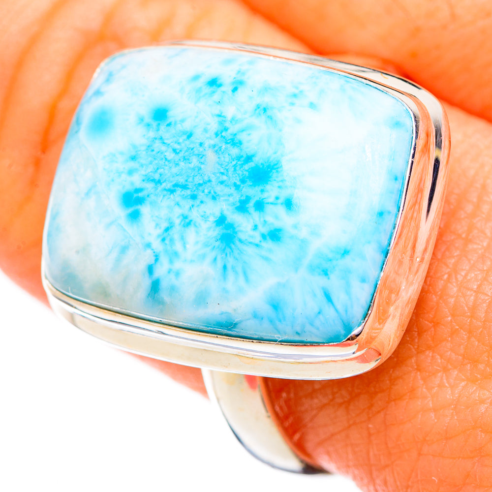 Larimar Rings handcrafted by Ana Silver Co - RING125766