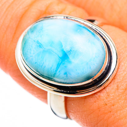 Larimar Rings handcrafted by Ana Silver Co - RING125767