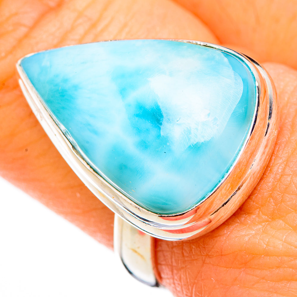 Larimar Rings handcrafted by Ana Silver Co - RING125768