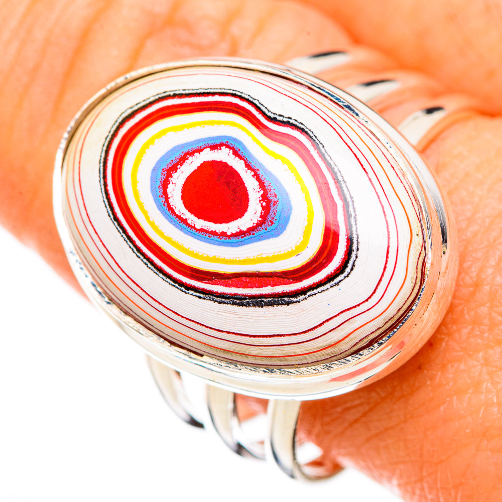 Fordite Rings handcrafted by Ana Silver Co - RING125786