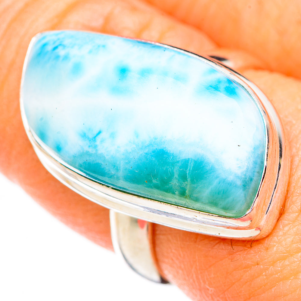 Larimar Rings handcrafted by Ana Silver Co - RING125794