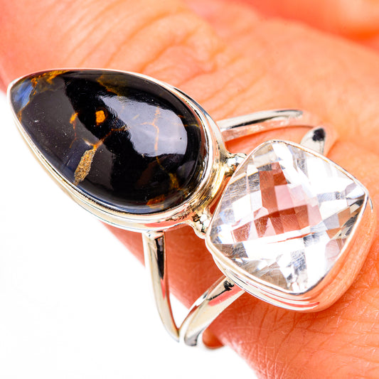 Pietersite Rings handcrafted by Ana Silver Co - RING125832
