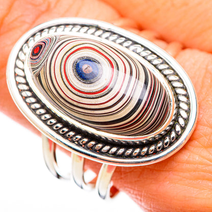 Fordite Rings handcrafted by Ana Silver Co - RING125844