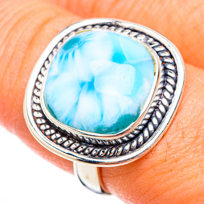 Larimar Rings handcrafted by Ana Silver Co - RING125851