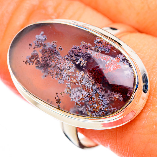 Indonesian Plume Agate Rings handcrafted by Ana Silver Co - RING125855