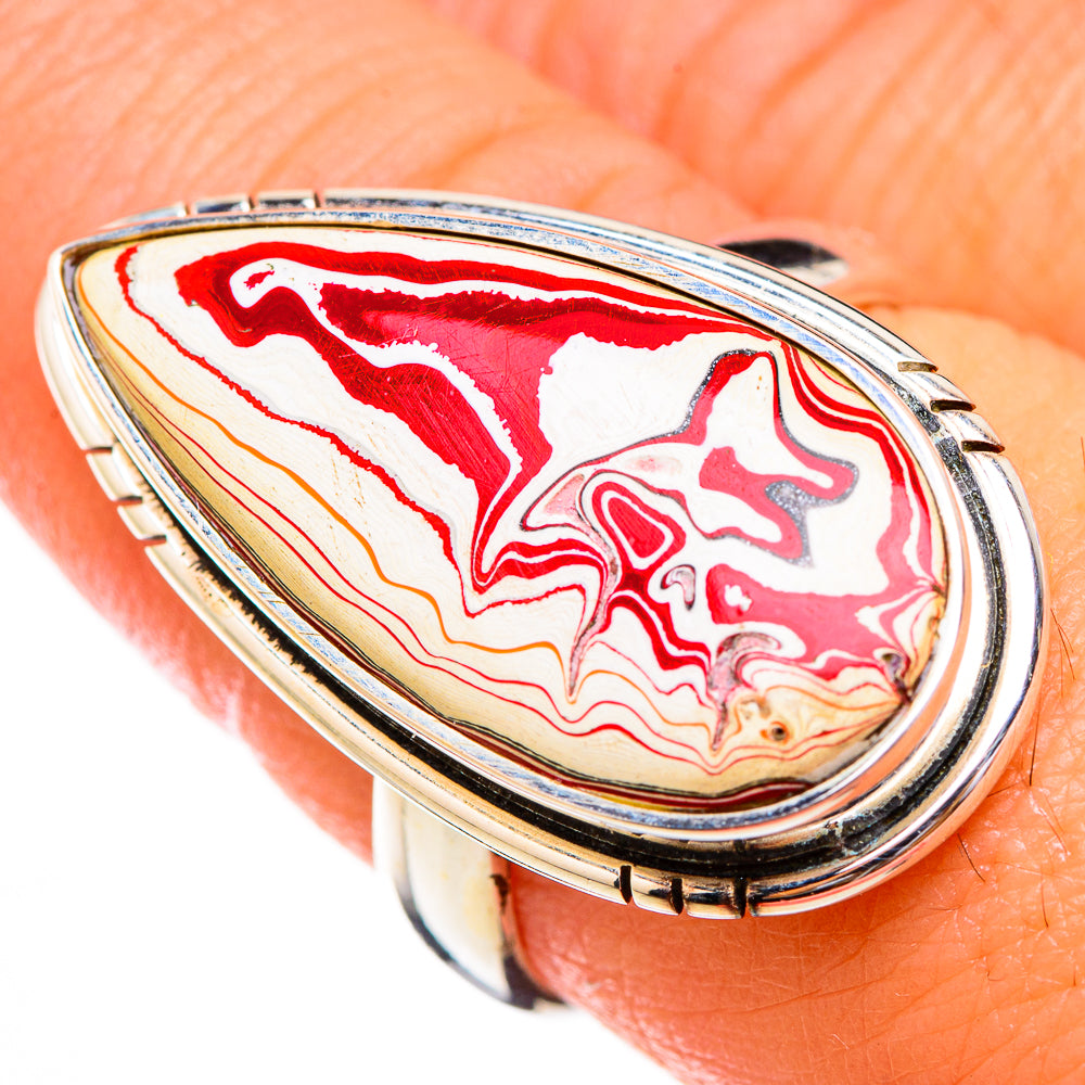 Fordite Rings handcrafted by Ana Silver Co - RING125858