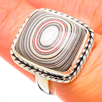 Fordite Rings handcrafted by Ana Silver Co - RING125868