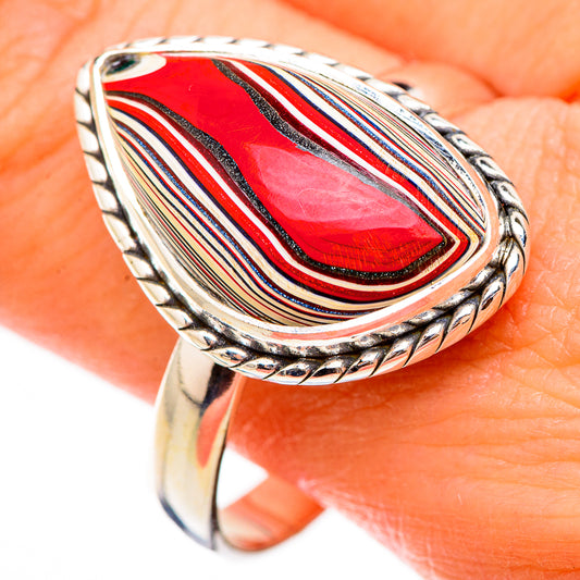 Fordite Rings handcrafted by Ana Silver Co - RING125872