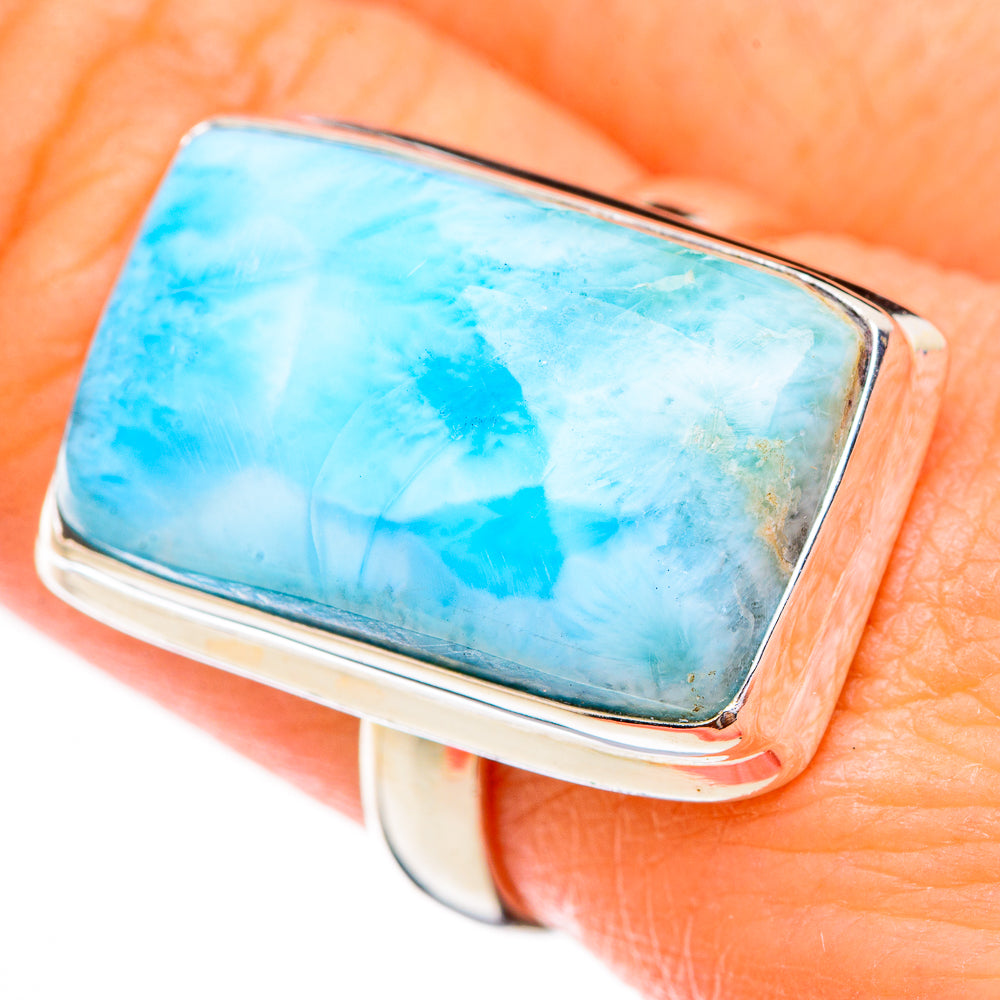Larimar Rings handcrafted by Ana Silver Co - RING125876