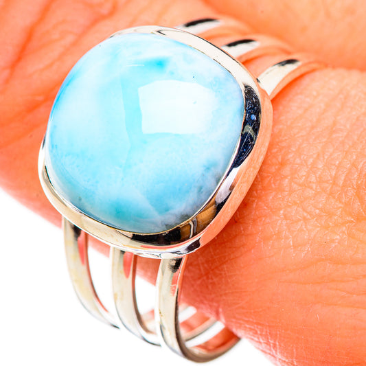 Larimar Rings handcrafted by Ana Silver Co - RING125880