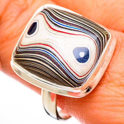 Fordite Rings handcrafted by Ana Silver Co - RING125888