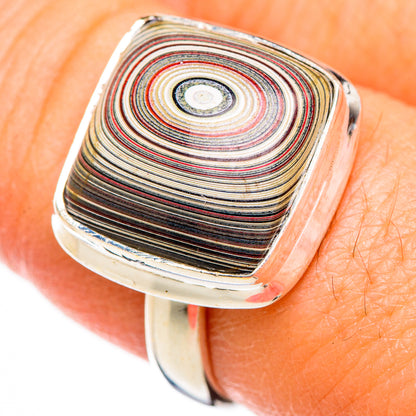 Fordite Rings handcrafted by Ana Silver Co - RING125905