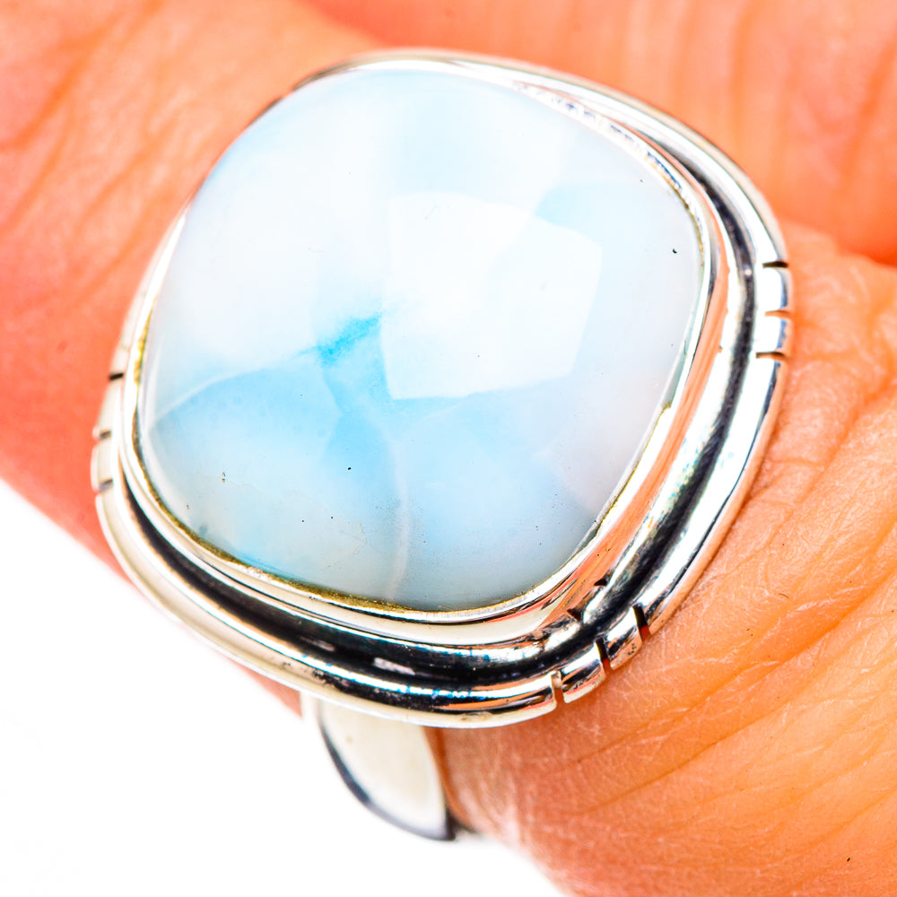 Larimar Rings handcrafted by Ana Silver Co - RING125913