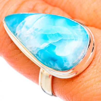 Larimar Rings handcrafted by Ana Silver Co - RING125919