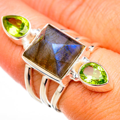 Labradorite Rings handcrafted by Ana Silver Co - RING125932