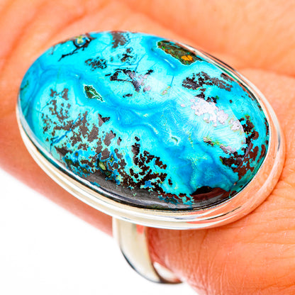 Chrysocolla Rings handcrafted by Ana Silver Co - RING125944