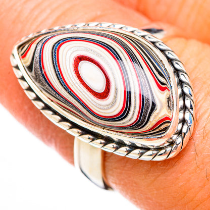 Fordite Rings handcrafted by Ana Silver Co - RING125956