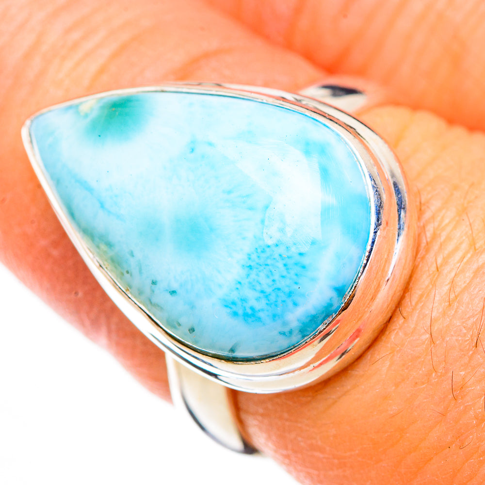 Larimar Rings handcrafted by Ana Silver Co - RING125969