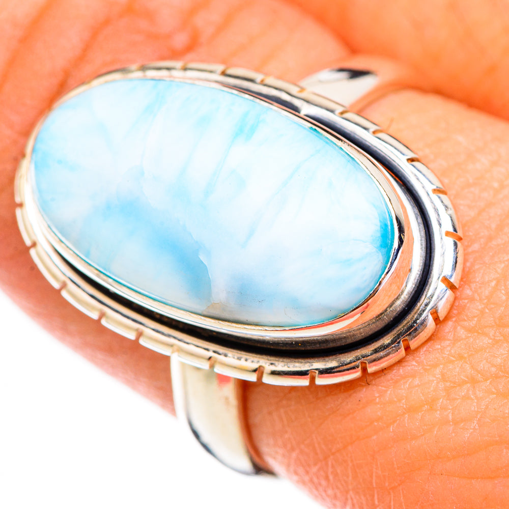 Larimar Rings handcrafted by Ana Silver Co - RING125972