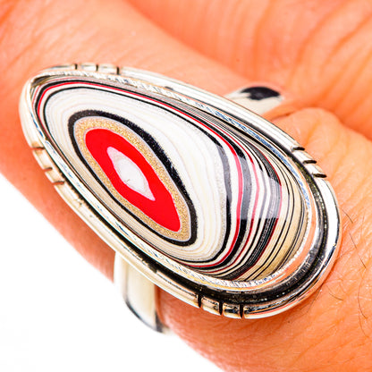 Fordite Rings handcrafted by Ana Silver Co - RING125993