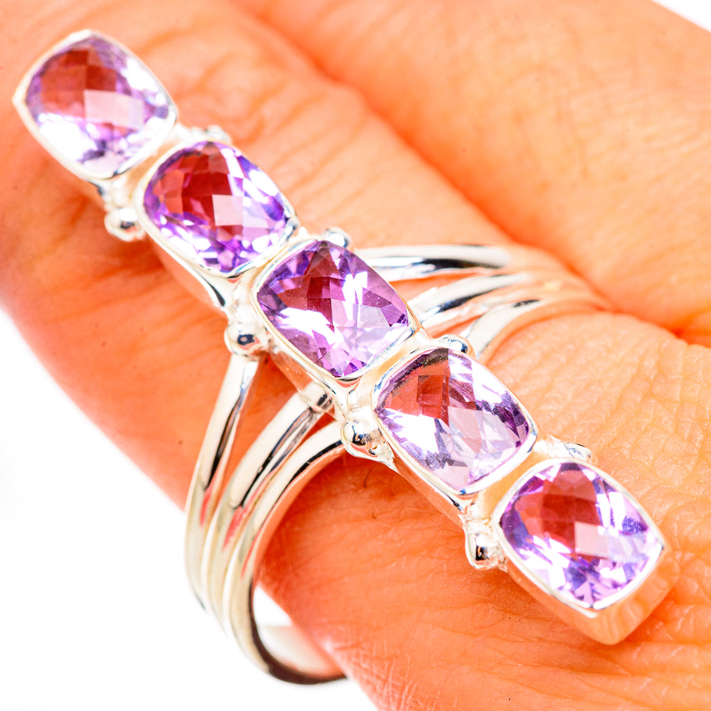 Amethyst Rings handcrafted by Ana Silver Co - RING126039