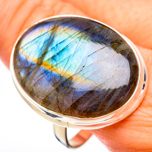 Labradorite Rings handcrafted by Ana Silver Co - RING126051