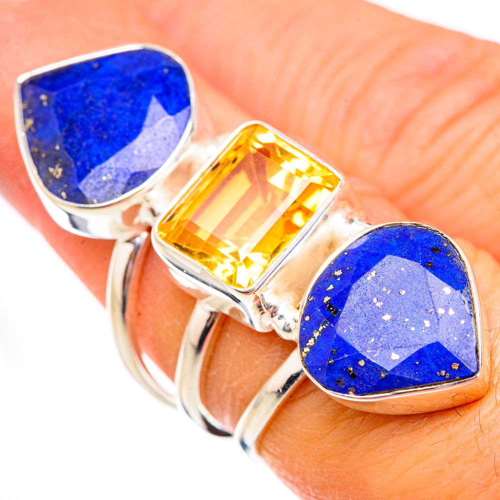 Lapis Lazuli Rings handcrafted by Ana Silver Co - RING126058